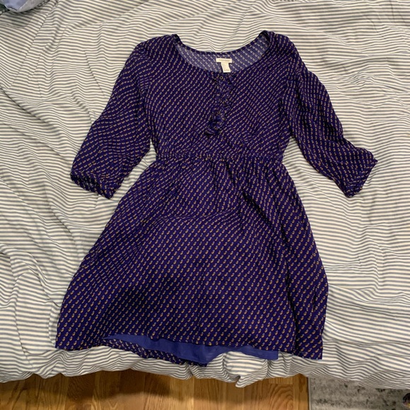 FOREVER21 3/4 Sleeve Dress - Picture 3 of 3